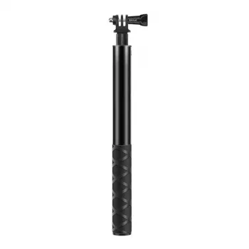 Pau de selfie metálico Puluz 110 cm para Insta360 One RS / X2 / X3 / X4 – 110 cm de comprimento, construção metálica