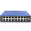 Switch Gigabit Ethernet gerido L2 industrial DIGITUS 16x RJ-45 + 2x SFP, 12–48V DC, 8000 MAC