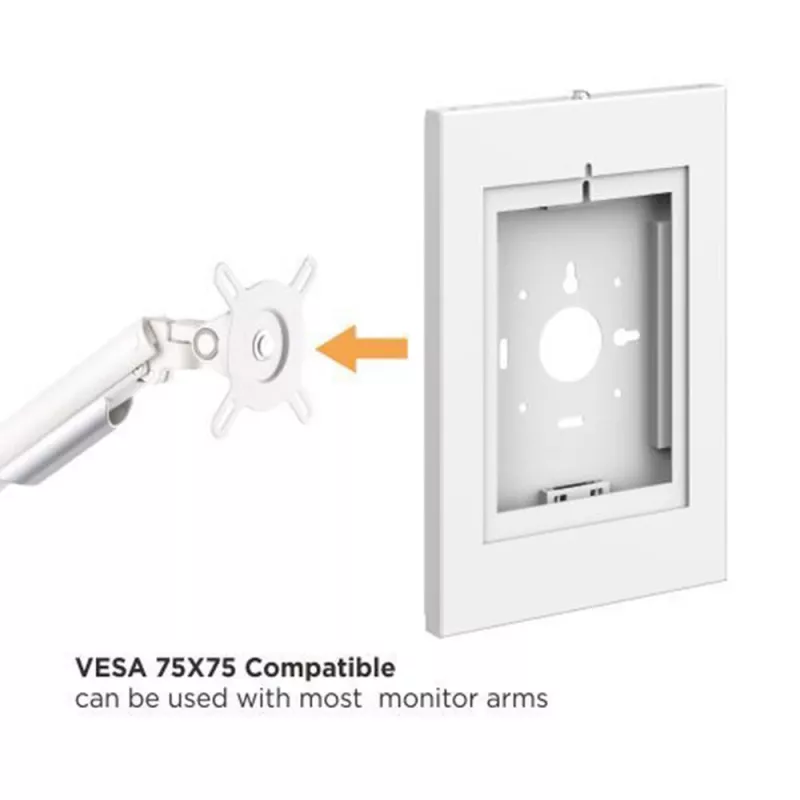 Suporte de parede Maclean para tablets com fecho MC-474W