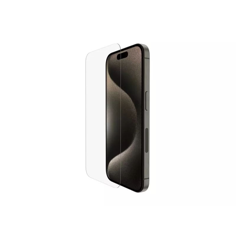 Belkin | ScreenForce Pro | UltraGlass2 proteção de ecrã antimicrobiana | Apple | Para iPhone 15 Pro | vidro | transparente | proteção de ecrã transparente