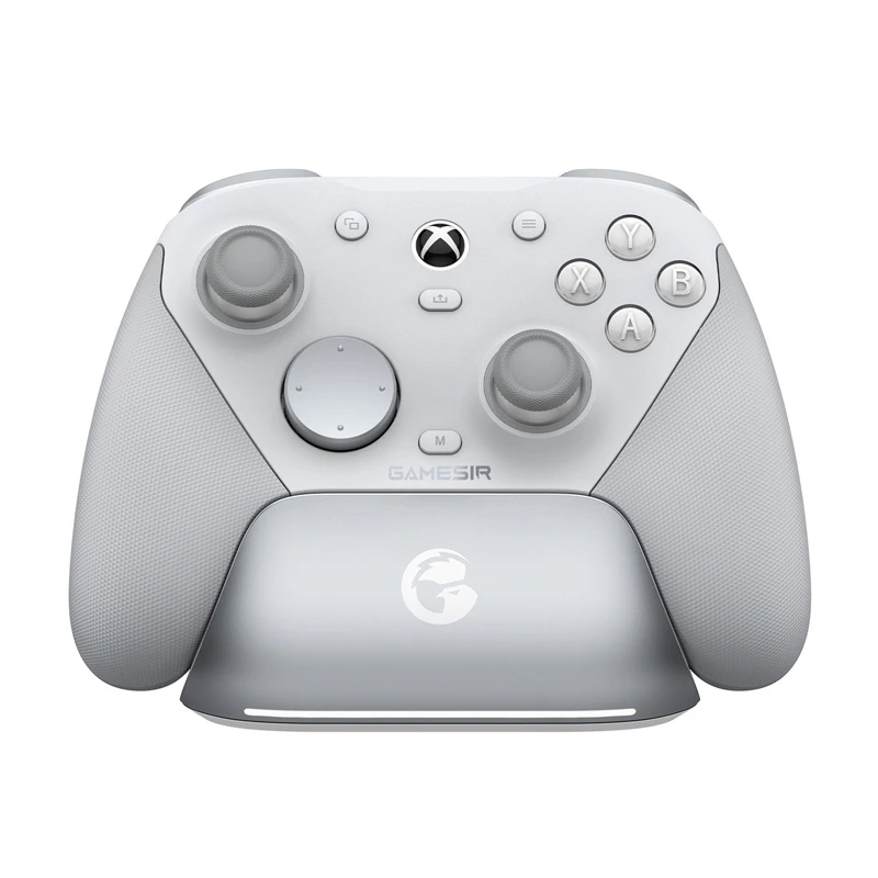 Comando de jogos GameSir G7 PRO Mech branco – suporte com fios/sem fios, disposição ergonómica