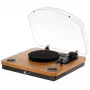 Gira-discos analógico de acionamento por correia Adler AD 1914 com porta USB, prato cerâmico, motor DC, 33 1/3 rpm, Bluetooth 5.4, saídas RCA, altifalantes incorporados