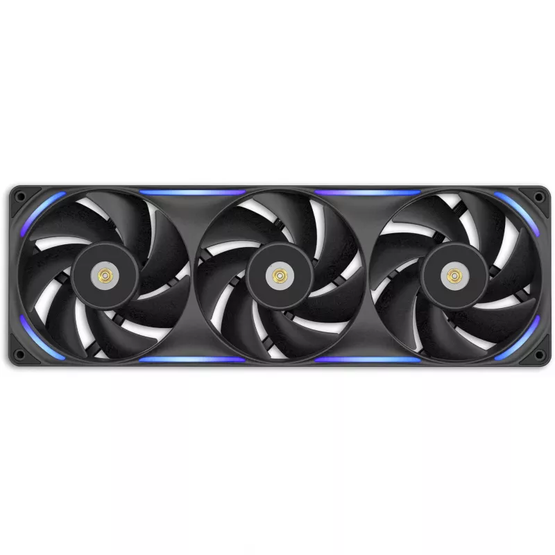 NZXT Performance F360X RGB ventoinha de caixa, 360 mm, estrutura única, preto