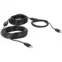 Cabo USB DeLOCK 20m USB2.0-A - USB2.0-B 83557