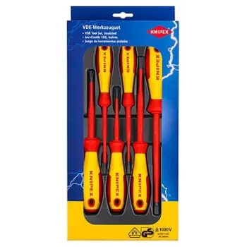 Knipex 00 20 12 V02 Conjunto de chaves de fendas chaves de fendas padrão