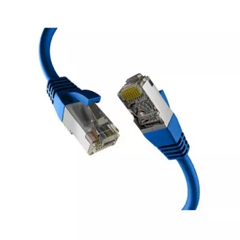 EFB-Elektronik CAT8.1 azul 15m Cabo de patch RJ45 S/FTP PIMF LSZH 2000MHz 40Gbit/s cabo de rede Fabricante: EFB Elektronik (EC020200242)