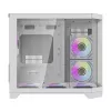 Darflash FT418 caixa de computador + 6 ventoinhas aRGB (branco)
