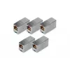 Acoplador modular RJ45 Digitus DN-93901-5 5 unid. dourado prateado