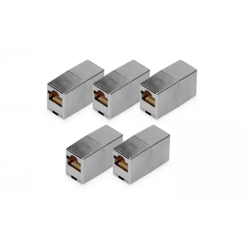 Acoplador modular RJ45 Digitus DN-93901-5 5 unid. dourado prateado