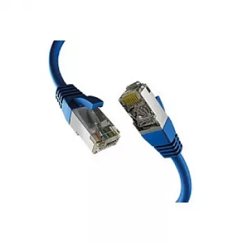 EFB-Elektronik CAT8.1 azul 1,5m Cabo de patch RJ45 S/FTP PIMF LSZH 2000MHz 40GB cabo de rede Fabricante: EFB Elektronik (EC020200236)