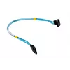 Cabo SATA Supermicro CBL-0186L 4x redondo 0,56 m, SATA I, ficha reta–ficha reta, preto/azul/branco