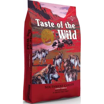 TASTE OF THE WILD Southwest Canyon Canine Formula - Alimento seco para cães - 5,6 kg