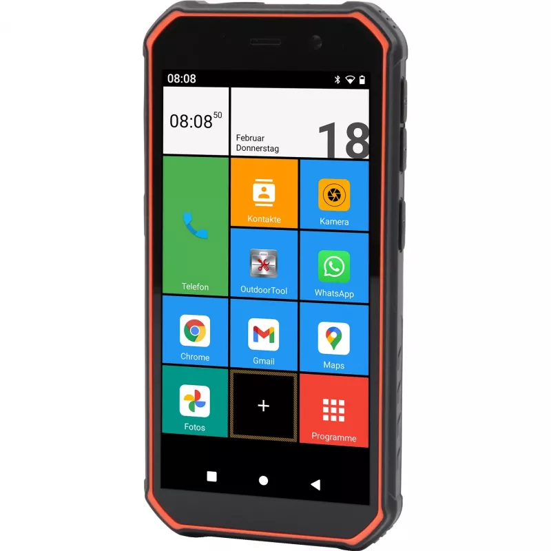 Smartphone Olympia TREK 5,5 polegadas 3 GB 32 GB preto laranja