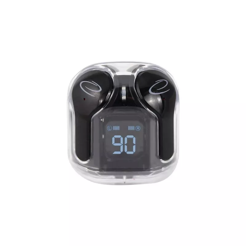 Auscultadores In-Ear sem fios ESPERANZA EH238K — Bluetooth 5.3, 2,4 GHz, alcance 10 m, bateria 230 mAh, controlo tátil, preto