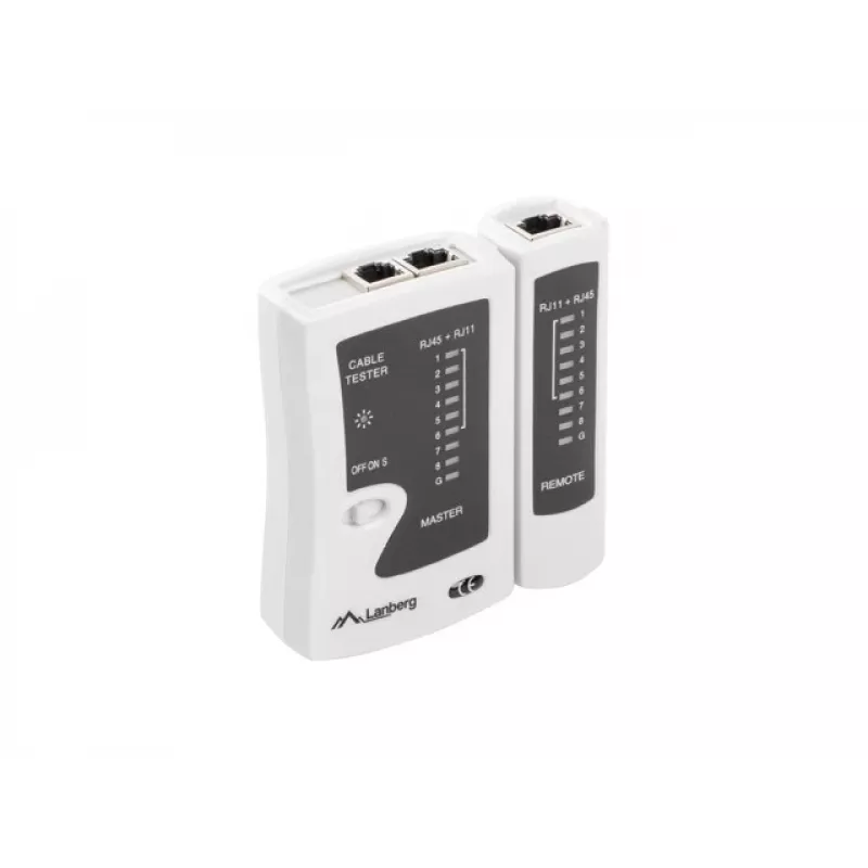 Conjunto de ferramentas de rede LANBERG testador descarnador alicate de cravar NT-0301 – suporte para fichas RJ-12