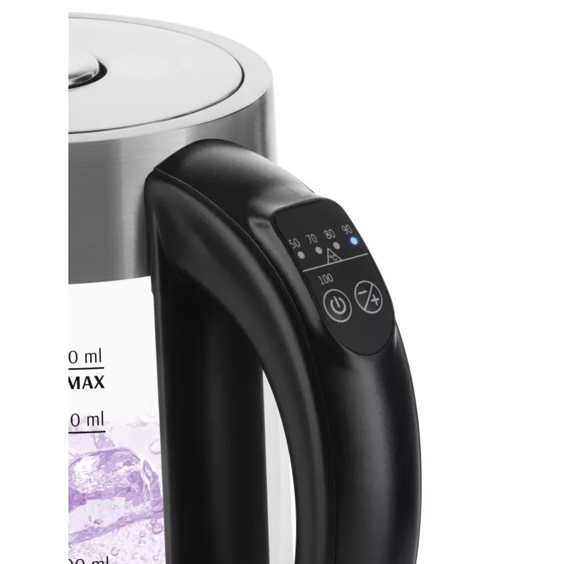 ETA CRYSTELA DIGI II chaleira elétrica 1,7 L 2200 W corpo de vidro base 360°