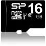 Cartão de memória MicroSDHC Silicon Power 16GB Class 10 UHS-I U1 40 MB/s, à prova de água, preto