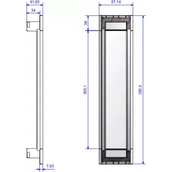 Régua de tomadas Bachmann COVER 6 tomadas modelo 915.524 com 6 tomadas