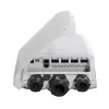Switch de rede Mikrotik CRS504-4XQ-OUT Managed L3 Fast Ethernet (10/100) Power over Ethernet (PoE) 1U branco