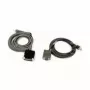 Datalogic CAB-433 cabo RS-232 PWR, DB-9 fêmea, reto, 1,8 m, cinzento
