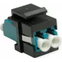 Keystone de fibra ótica ROLINE LC/LC duplex monomodo OS2 - fibra monomodo - duplex