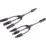 shiverpeaks®-PV4 conjunto de cabos adaptadores em T, 3/1, 4 mm², preto/preto, 30 cm (BS02-21033)