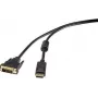 Renkforce RF-3301142 Adaptador de cabo de vídeo 1 m DisplayPort DVI-D Preto (RF-3301142)