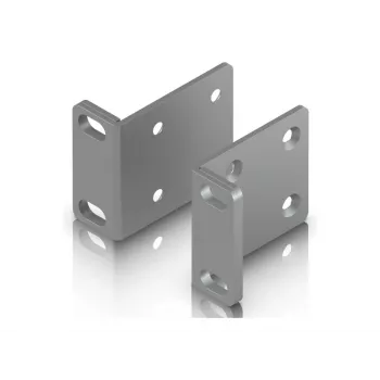 Conjunto de montagem Ubiquiti UACC-Rack-Ear-1U cinzento aço galvanizado