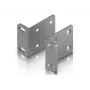 Conjunto de montagem Ubiquiti UACC-Rack-Ear-1U cinzento aço galvanizado