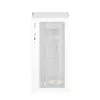Caixa de PC Montech X5M (W) Micro Tower, branco — Micro-ATX/Mini-ITX, suporta fontes de alimentação ATX, 3 ventoinhas de 120 mm à frente, 1 de 120 mm atrás, 2 baías de 3,5 polegadas, 4 baías de 2,5 polegadas