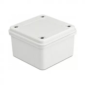 Caixa DeLOCK caixa de instalação IP65 à prova de água 96 x 96 x 60 mm cinzento
