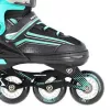 Patins 2IN1 Nils Extreme NH18190 PRETO/AZUL TAM. M (34-38) com patins de hóquei substituíveis