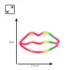 Luzes de néon MANTA SNL61RGB LIPS RGB letreiro decorativo com mudança de cor, modelo SNL61RGB