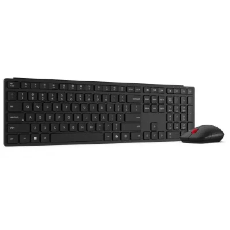 Conjunto de teclado e rato sem fios Lenovo 6000 – Conectividade multi-modo, layout nórdico