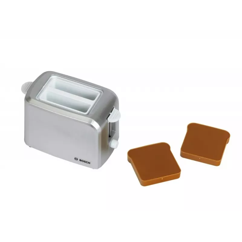 Conjunto de pequeno-almoço KLEIN prateado – conjunto de brincar de cozinha de pequeno-almoço para crianças