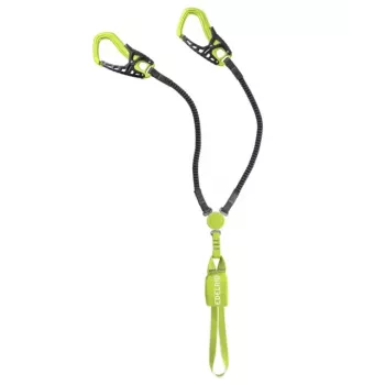 Arnês de segurança e cinta de retenção Edelrid Kabel COMFORT TRI — preto/verde, 532 g, peso mínimo do utilizador 40 kg