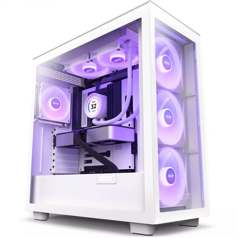 Arrefecedor líquido All-in-One NZXT Kraken Elite 240 RGB 12 cm branco