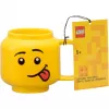 Caneca de cerâmica pequena LEGO EYZ65827 com cara divertida 255 ml