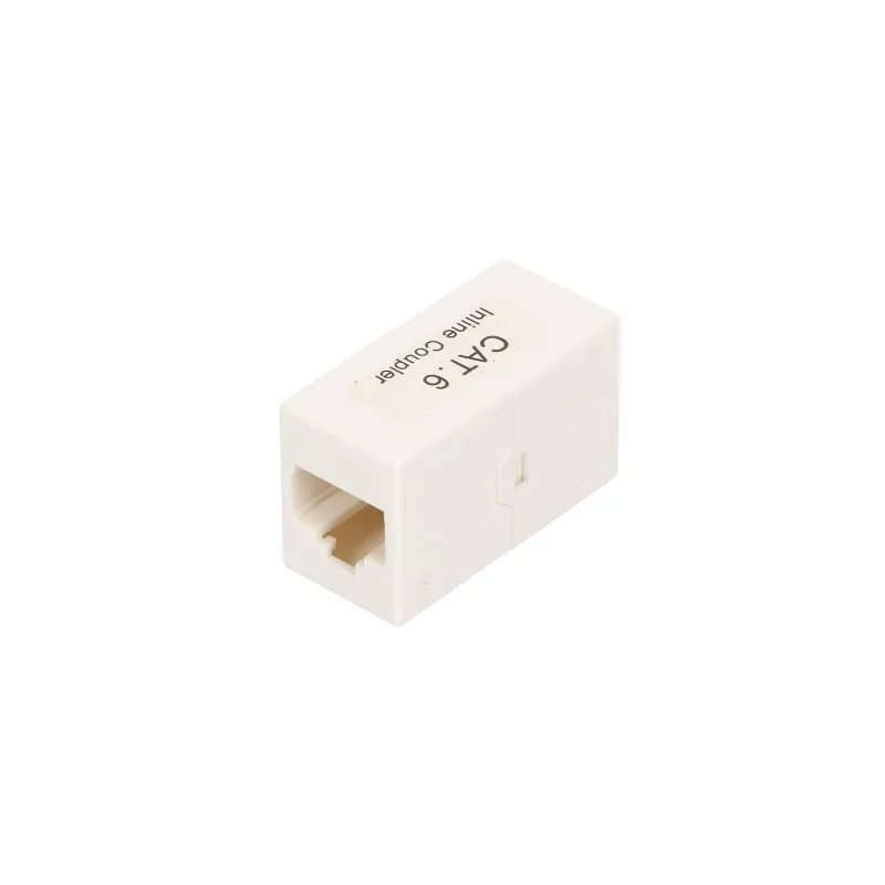 Tomada Extralink RJ45 CAT6 UTP, plástico, branco, 1 unid.