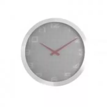 NeXtime Relógio 3019 Dots, Ø35 cm, parede, cinzento