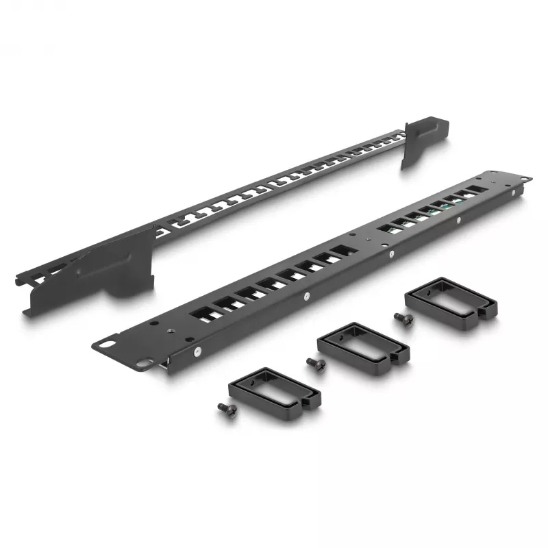 Painel Keystone DeLOCK 19 polegadas 16 portas 1U preto
