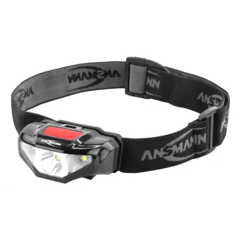 Ansmann HD70B - lanterna de cabeça - preto - acrilonitrilo-butadieno-estireno (ABS) - plástico - IP44 - LED - 1 lanterna