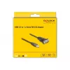 Adaptador DeLOCK USB 2.0 Type-A para série RS-232 D-Sub 9 pinos macho 1,5 m