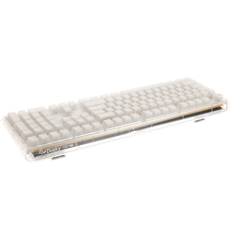 Teclado Ducky One 3 RGB gaming USB QWERTY US English branco