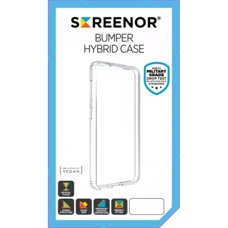 Screenor Bumper capa para iPhone 15, transparente, 25601