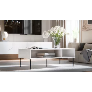 Mesa/banco PALAZZO BIS 110x60x40 branco mate