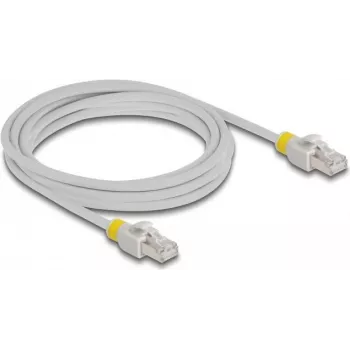 Cabo de rede DeLOCK RJ45 Cat.6A S/FTP 3 m cinzento