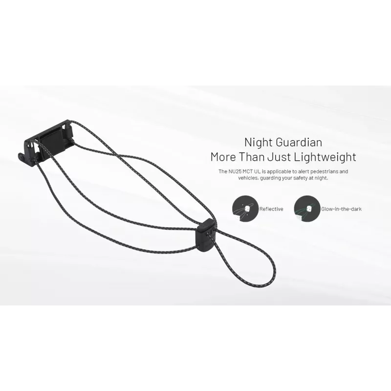 Lanterna de cabeça Nitecore NU25 MCT UL recarregável leve 400 lm temperatura multicolor
