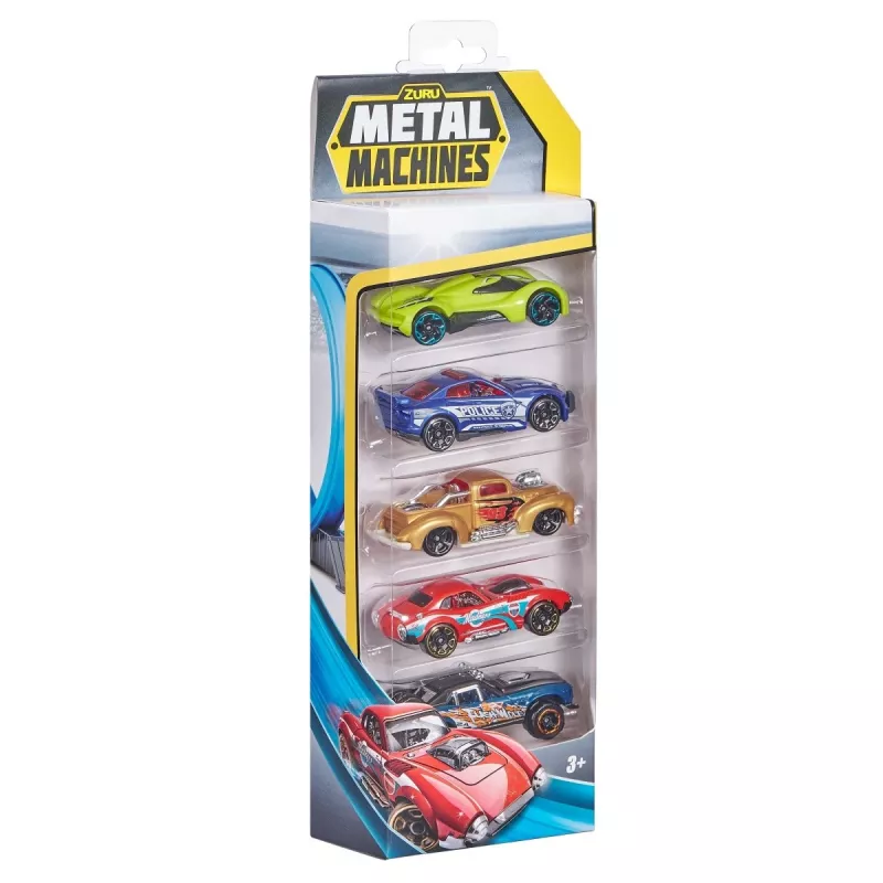Zuru Metal Machines carros de metal fundido (5 un.) 1:64, série 2, sortidos