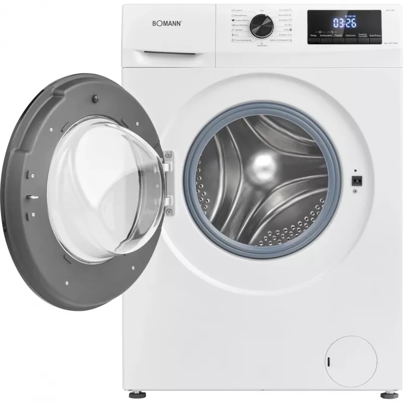 Máquina de lavar BOMANN WA 7185, 8 kg, 1400 rpm, classe de eficiência energética A, classe de centrifugação B